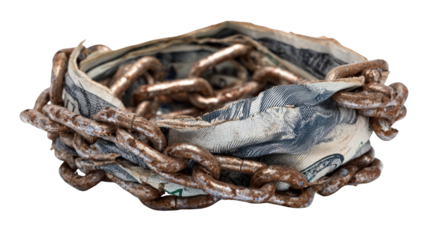 Money chained