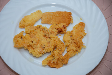 cheese rind fried in oil