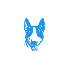vector image of a dog