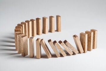 Circular domino effect