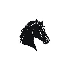 horse silhouette vector
