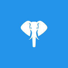 icon elephant vector