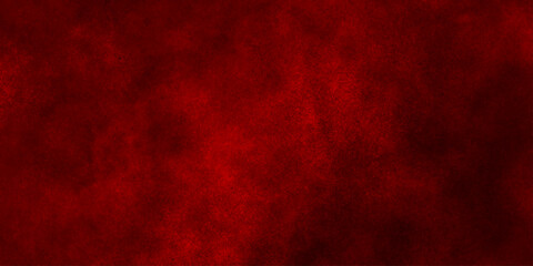 Abstract red grunge natural smooth cement concrete floor and plaster dirty wall background texture. red marble texture and red paper texture. plastered long panoramic concrete wall background.