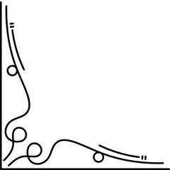 Obraz premium Classic Doodle Corner