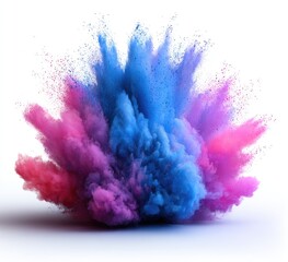 Naklejka premium Colorful Explosion of Powder