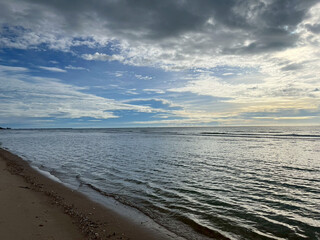 Obraz premium sunset on the beach