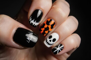 Closer View of Scary Nails