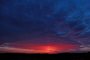 Fototapeta premium Coucher de soleil extraordinaire