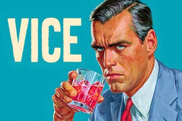 Vice symbolizes harmful temptations and destructive habits for effective cautionary messages.