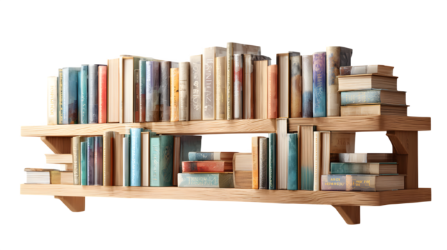 books on a shelf