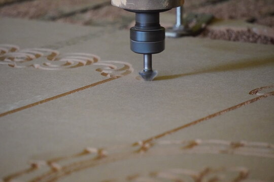 CNC Machine Engraving Wood
