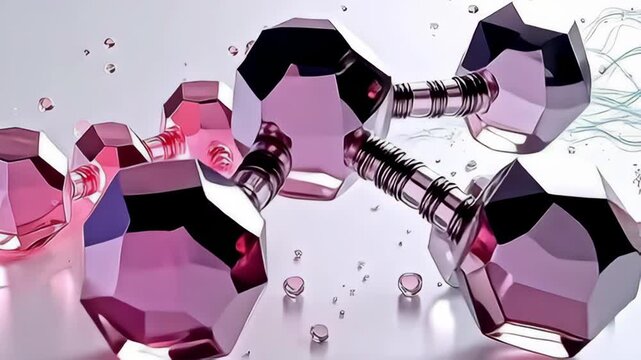 ampere active hexangular speck pee of mirroring transparent panel morph into diverse sizing and configurations, with brilliant colors of magenta and cyan twisting some it, put framing