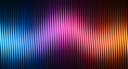 Gradient abstract background with vertical textured light rays in blue pink orange spectrum illustration
