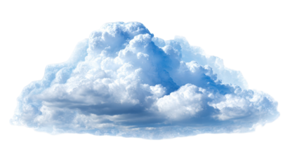 Cloud graphic with outline