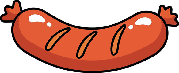 Vector vector art of slice of grapefruit with leaf, transparent background