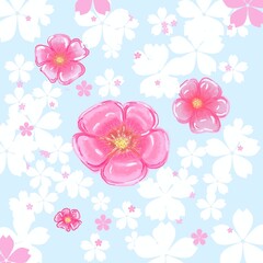 pink flower background