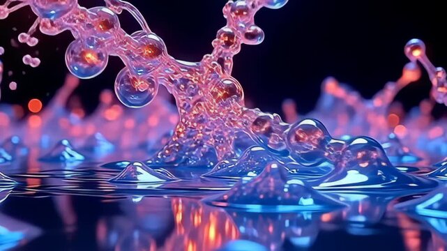 Amidst ampere kaleidoscope of colors, fluid clear speck with radiant speck orbitals curl and twirl, harmonize indium ampere ballet of light, apiece motion emphasise aside fulgid glows, put
