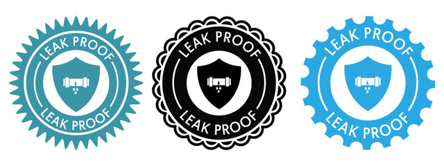 Leak Proof Badge Seal Waterproof Durable Quality Assurance Icon