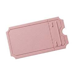 Vintage blank ticket template ready for customization for events and admissions