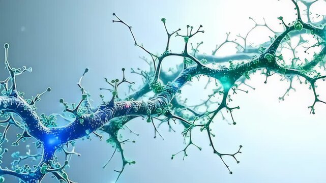lively stratum of throbbing galvanizing speck shape ilk neuron net turn and cockle indium an supernal dance, radiate shimmering colors of spicy and greenness framing ampere pristine