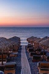 Fototapeta premium sunset on the beach