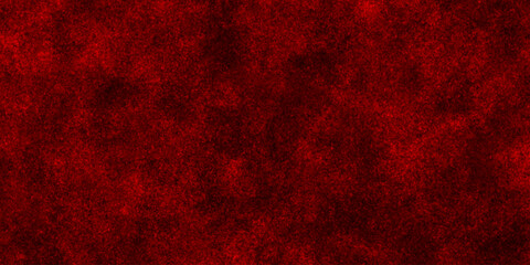 Abstract red grunge natural smooth cement concrete floor and plaster dirty wall background texture. red marble texture and red paper texture. plastered long panoramic concrete wall background.