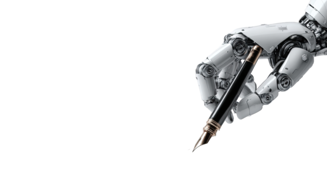 Robotic hand holding a pen (3)