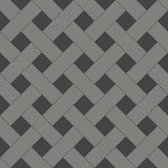 Basket background seamless pattern. Vector