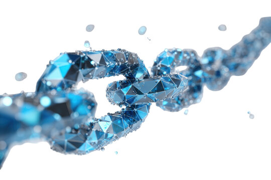 Abstract liquid chain - Powered by Adobe