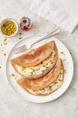 Buckwheat banana pancakes