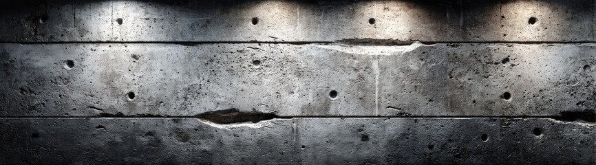 Textured concrete wall with light highlights