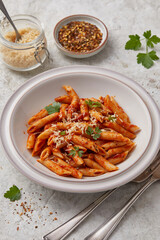 Penne arrabbiata
