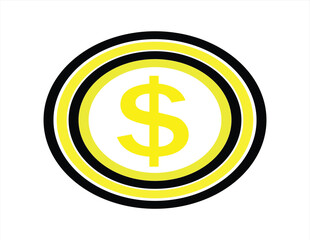 A professional icon of a dollar sign in a circle, representing money, finance, and investment. Ideal for banking apps, financial websites, and business presentations.
