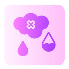 no rain gradient icon