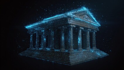 Ancient structure, digital art