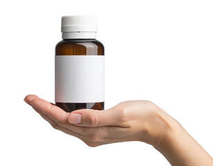 hand holding a bottle