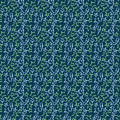 Abstract blue texture print pattern