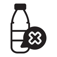 no plastic glyph icon