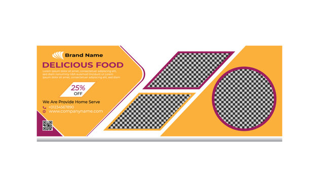 Facebook Cover Design\Food Cover - Powered by Adobe
