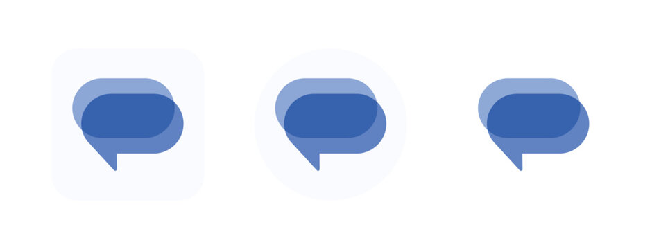 Google Messages App Logo Icon Set, Editorial&nbsp;Use&nbsp;Only