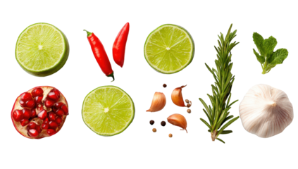 Freshly Sliced Citrus and Spices