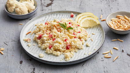 Couscous cauliflower salad