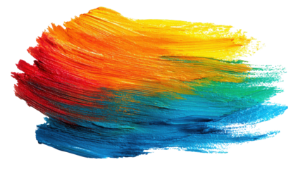 Abstract paint splatter, vibrant colors