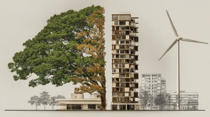 Urban renewal, nature's embrace