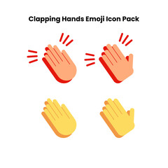 Clapping Hands Emoji Icon Pack