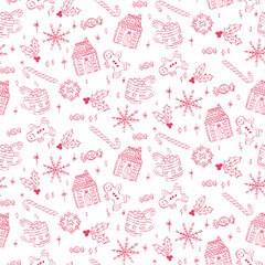christmas seamless texture print pattern