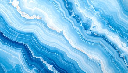 Abstract blue and white marble texture
