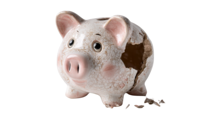A broken piggy bank (1)