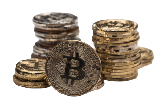 Stacks of various cryptocurrencies (1)