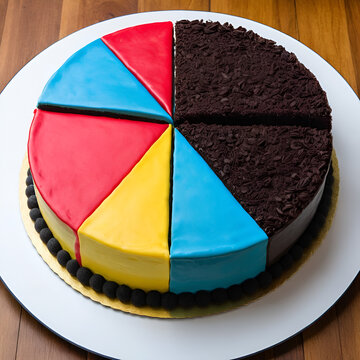 divided cake